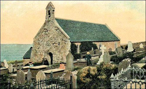Old postcard of St Tudno's Church