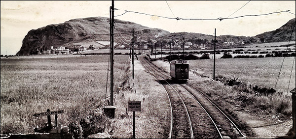 Photo of tramway through Bodafon Fields Photo of tramway through Bodafon Fields