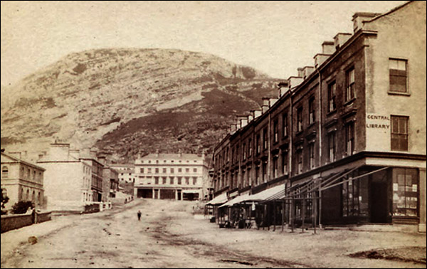 Photo of Upper Mostyn Street c1860