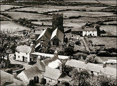 1930s photo of Llanengan showing Ellen Hughes' birthplace