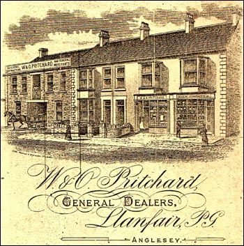 Drawing of Pritchard shop
