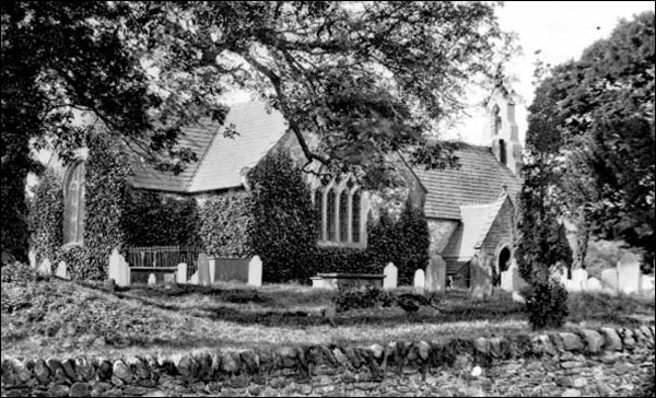 Photo of Llangernyw church c.1875