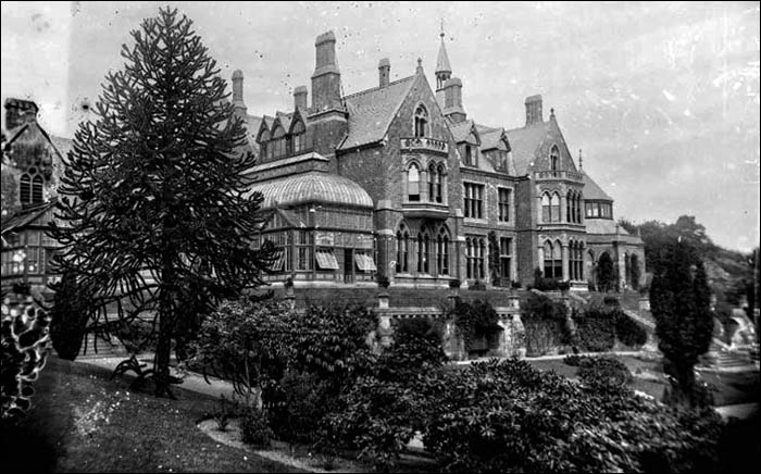 Photo of Hafodunos Hall c.1885