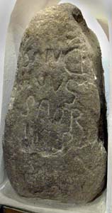 Photo of inscribed stone