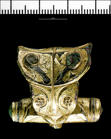 Photo of Iron Age brooch found at Tre'r Ceiri Photo of Iron Age brooch found at Tre'r Ceiri
