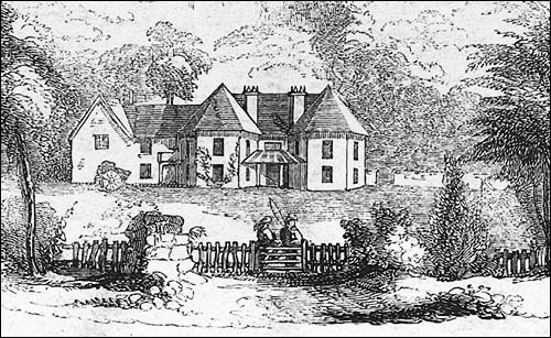 Drawing of the Tan-y-Bwlch Inn c.1835