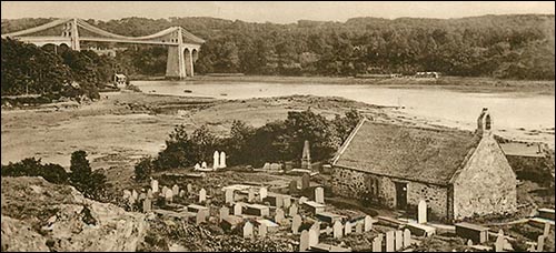 Old photo of St Tysilio's Church