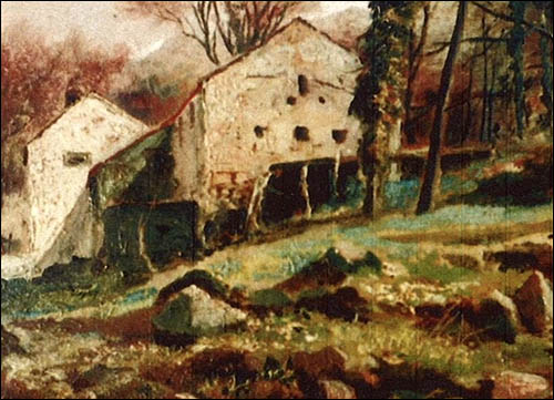Painting of Hen Felin, Capelulo