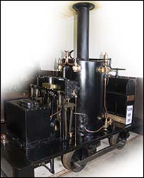 Photo of miniature locomotive