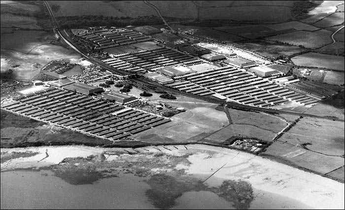 Aerial photo of Butlin's Pwllheli camp in 1961