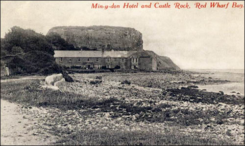 Old postcard showing Castell Mawr