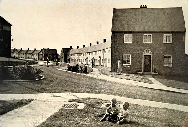 Photo of Elwy Road estate c.1958