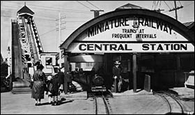 Photo of original Rhyl Central Station