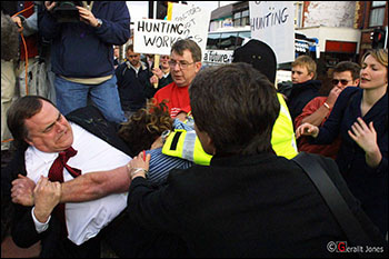 Photo of John Prescott fracas