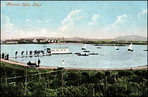 Old postcard of Marine Lake