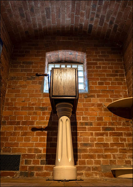Photo of punishment crank in Ruthin gaol