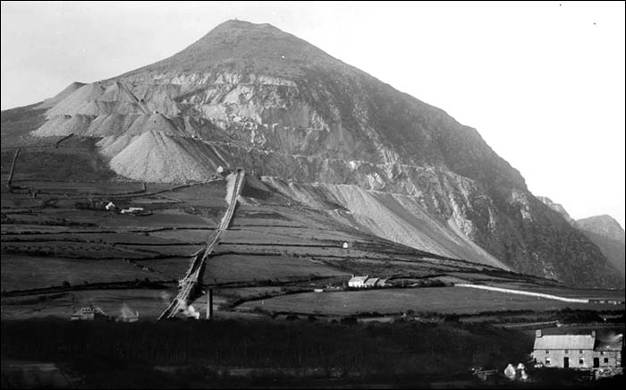 View of Trefor quarry c.1885