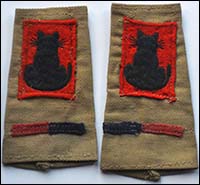 Photo of Black Cats shoulder insignia