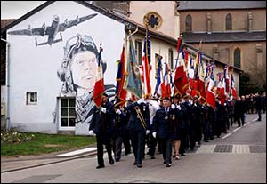 Photo of RAF mural in Marly