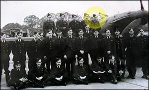 Photo of Godfrey Laws and plane