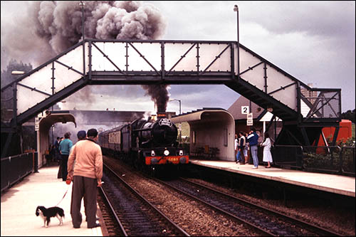 Photo of Cwmbran station in 1988