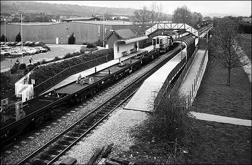 Photo of Cwmbran station in 1991
